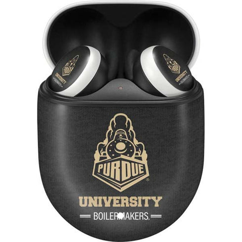 Purdue University Purdue University Boilermakers Signature Logo Google Pixel Buds Skin